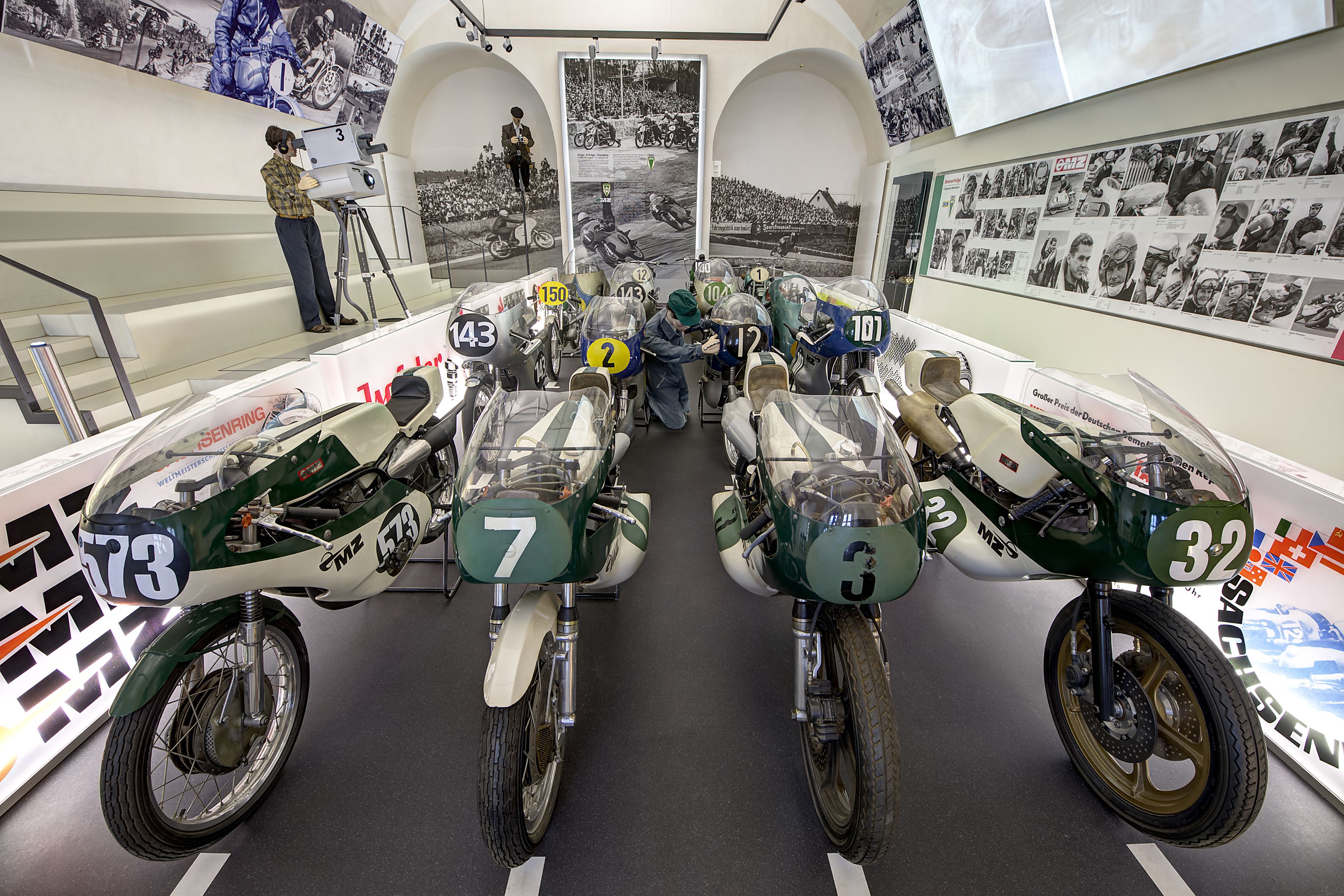 Motorradmuseum auf Schloss Augustusburg